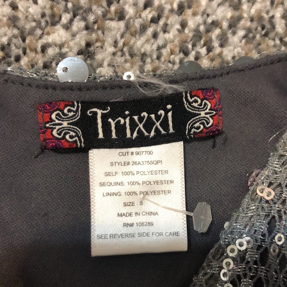 Trixxi sequined mini cocktail dress size small - Picture 7 of 10